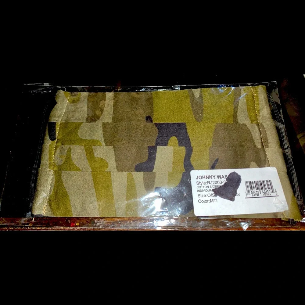 🎁New Johnny Was green camo face mask